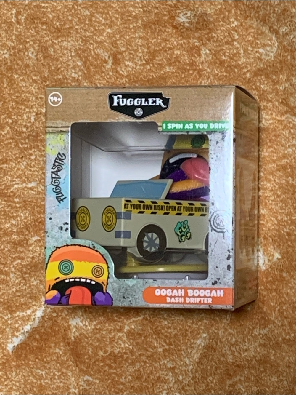Fuggler Oogah Boogah Dash Drifter Kids Toy - Beige with Multicolor Accents